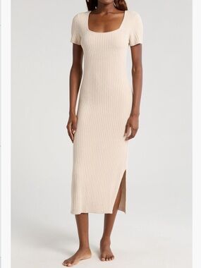 Barefoot Dreams CozyChic Ultra Lite Rib Dress Size M